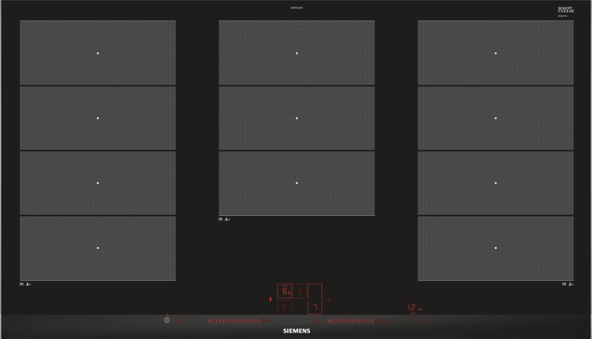 Siemens EX975LXC1E iQ700 Induktionskochstelle 90cm , Glaskeramik