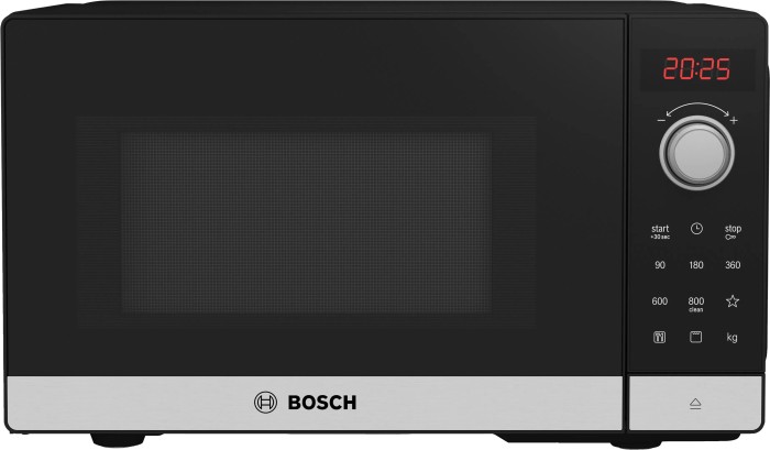 Bosch FEL023MS2  Mikrowelle, 26 x 44 cm, 800 W, Drehteller 27 cm, Türanschlag Links, AutoPilot 8